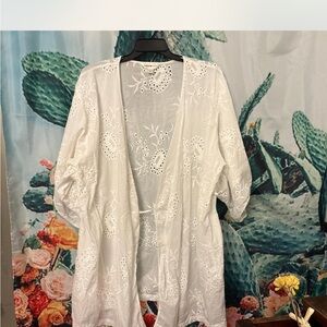 AVENUE wrap/ kimono/ mini dress